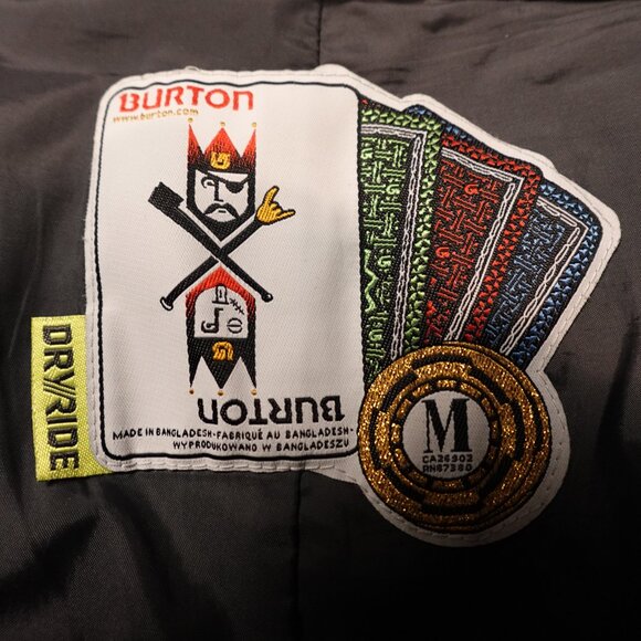 Burton Access DRYRIDE Snow Pants Women’s Medium Tan Mountain Ski Snowboard - Picture 4 of 16